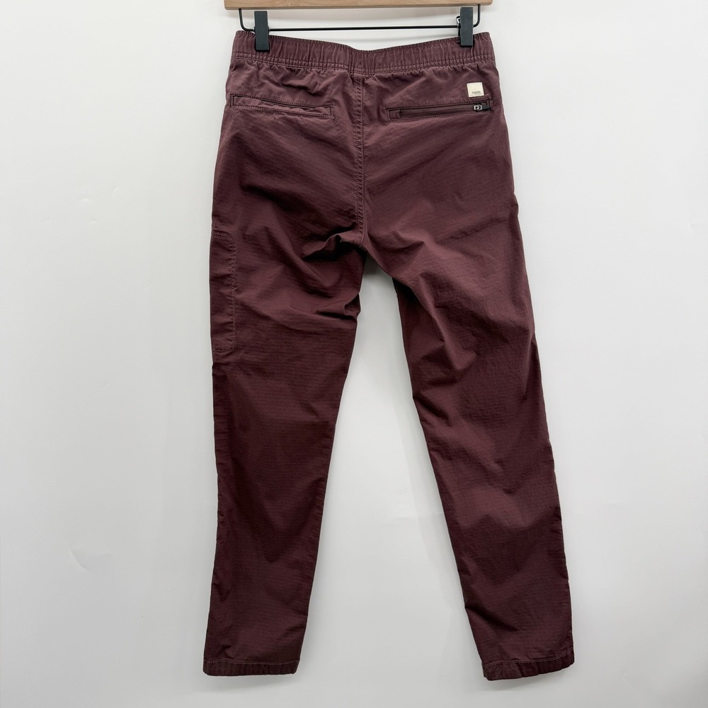 Vuori Ripstop Pants in Chestnut Purple Brown Size XS - Picture 3 of 11